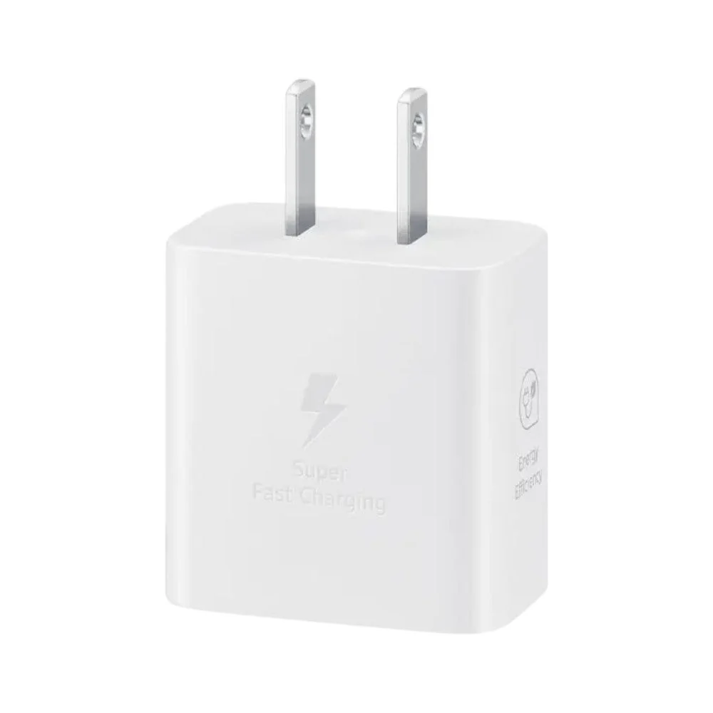 Adaptador Samsung USB 25W con cable / Carga rápida / Blanco - Image 2