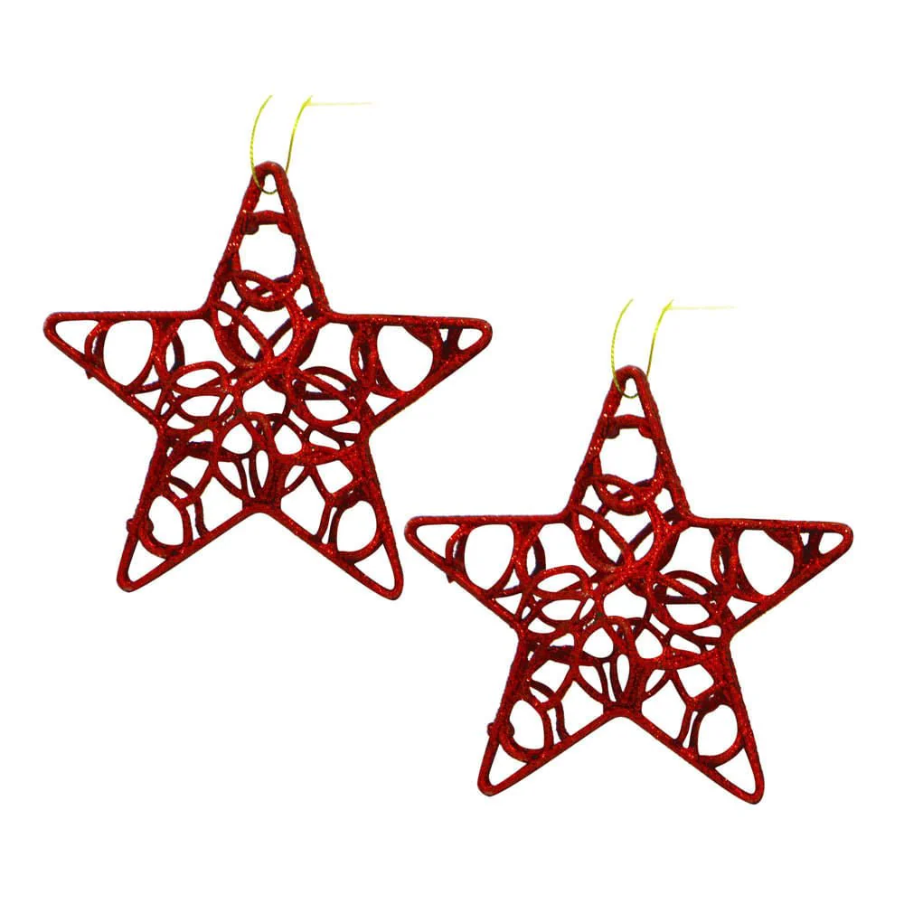 Adorno de Navidad Miró Christmas Estrella 2 Piezas80