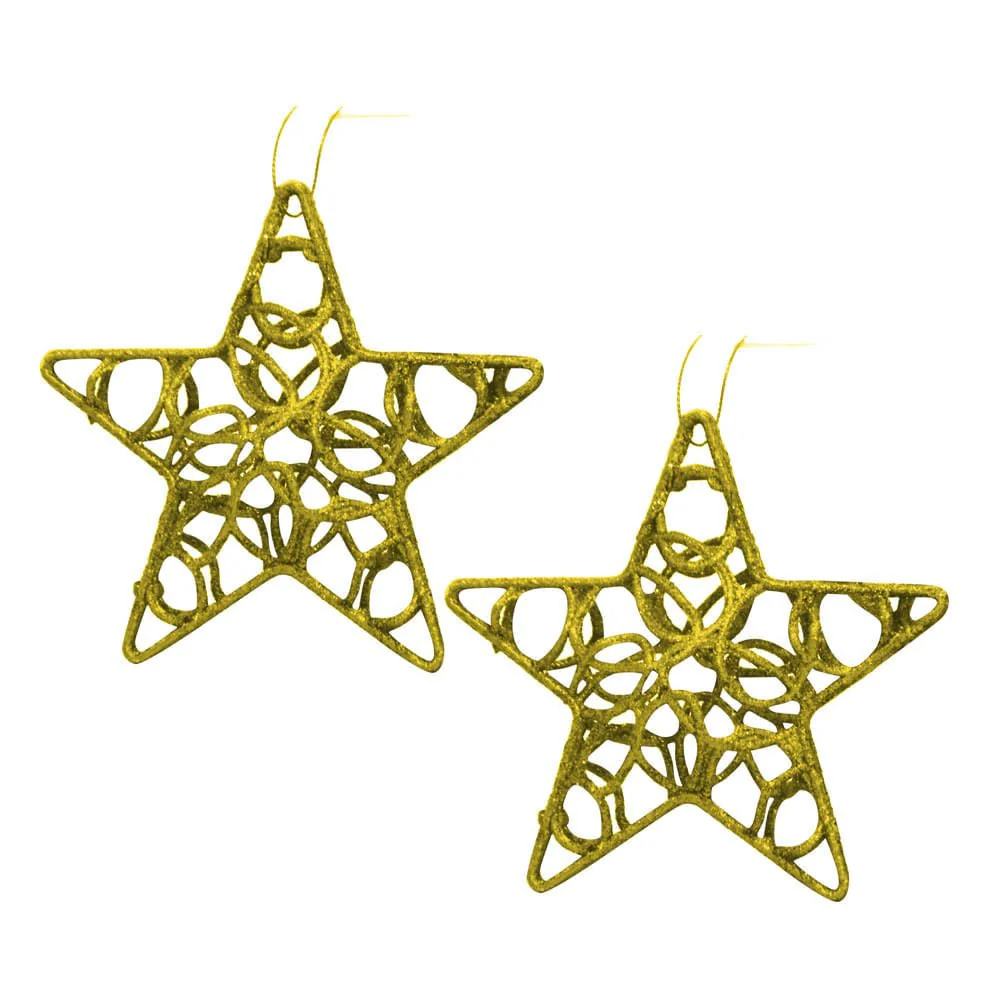 Adorno de Navidad Miró Christmas Estrella 2 Piezas81