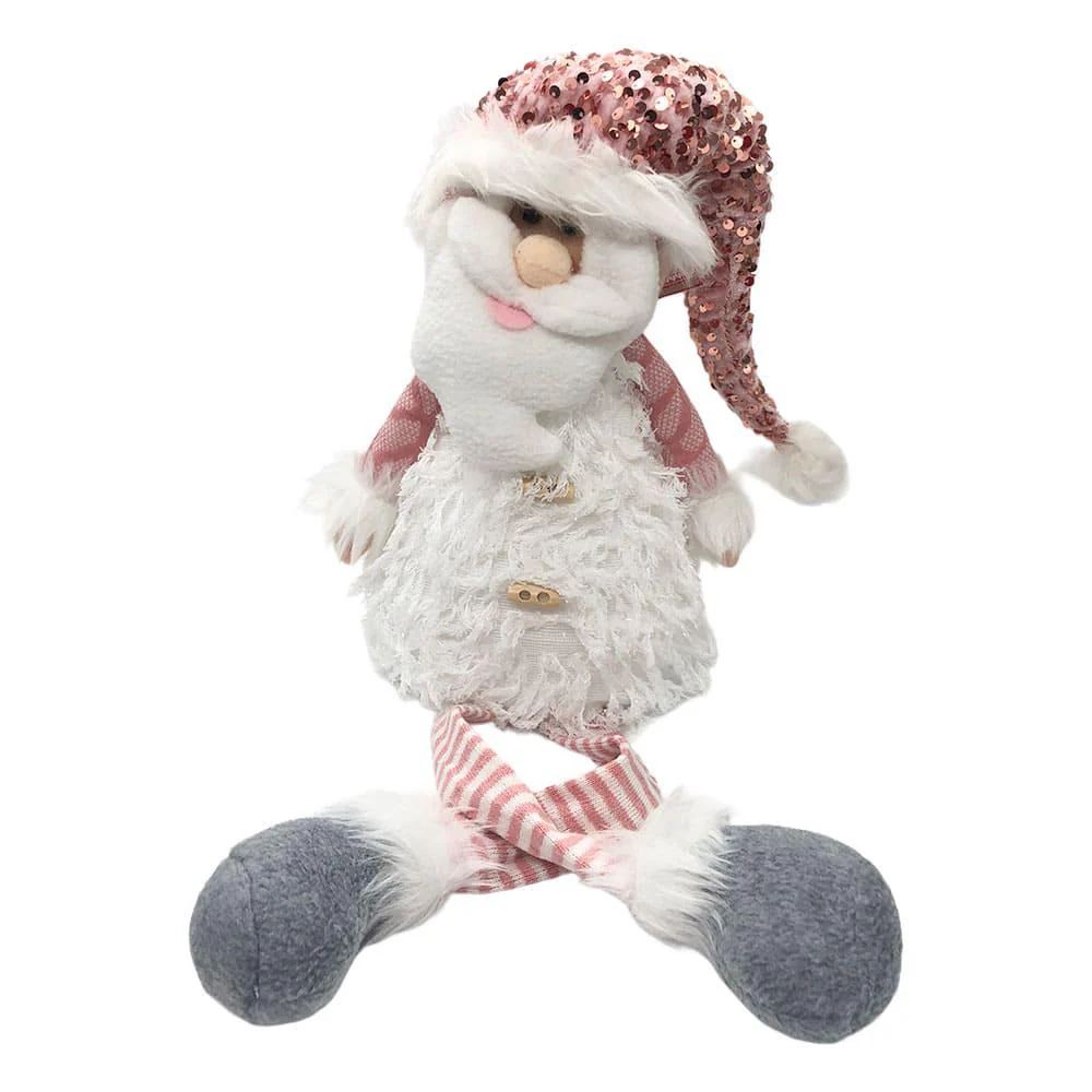 Adorno Miro Christmas Navi Santa/Hnieve 21cm Rose367