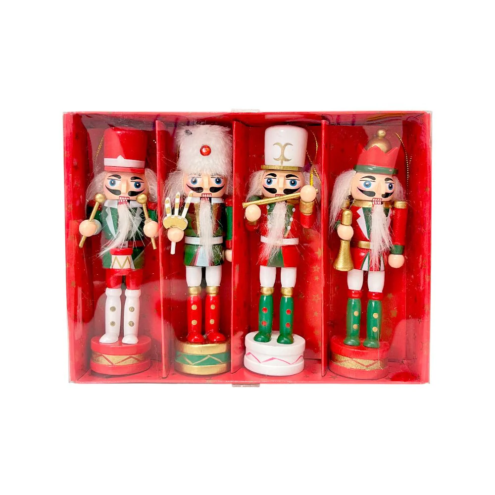Adorno Navideño Cascanueces / 4 Piezas Surtidas / Home Elegance - Image 2
