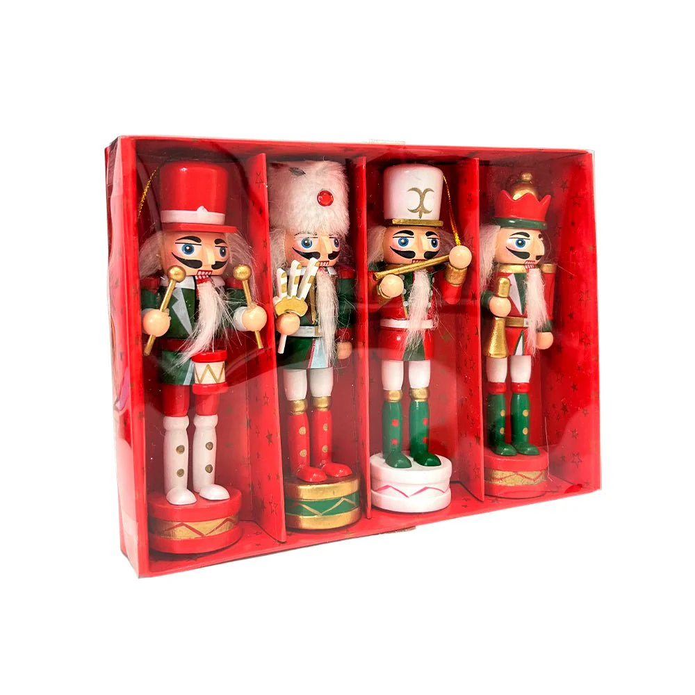 Adorno Navideño Cascanueces / 4 Piezas Surtidas / Home Elegance - Image 3