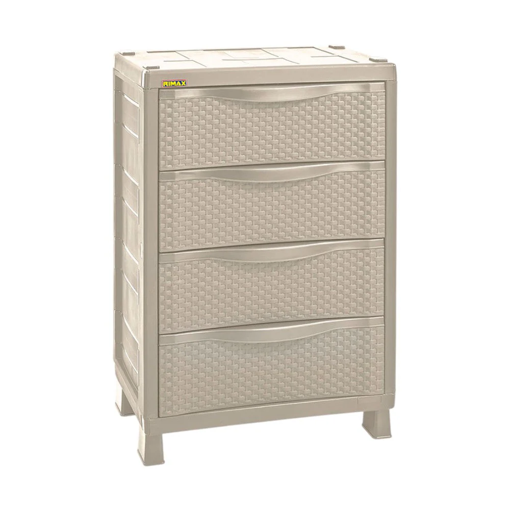 Armario Cajonero Rimax / Textura Rattan / Taupe - Image 2