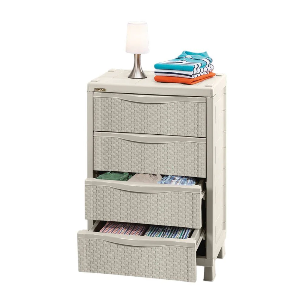 Armario Cajonero Rimax / Textura Rattan / Taupe - Image 3