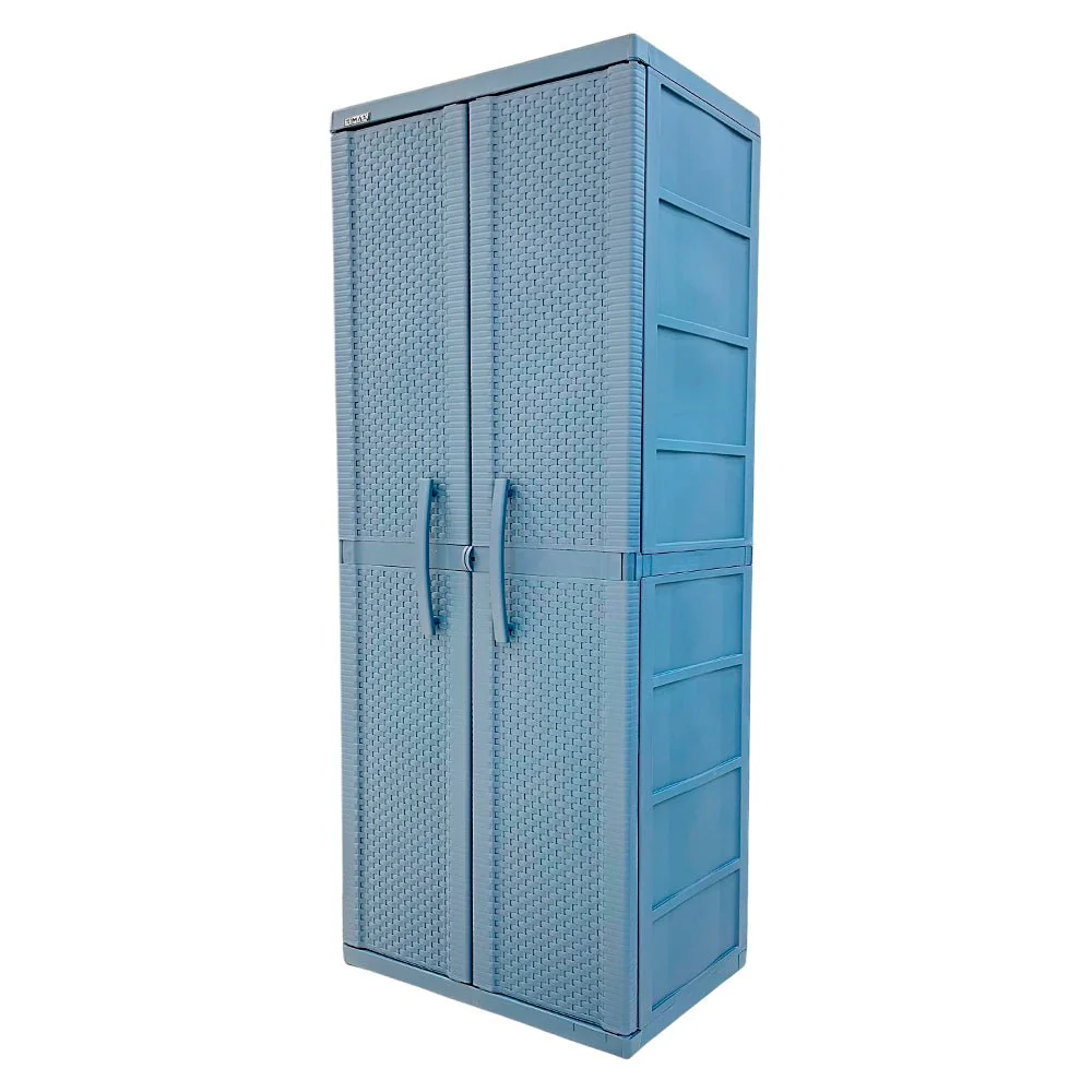Armario Grande Rattan Rimax / Azul Petróleo - Image 2