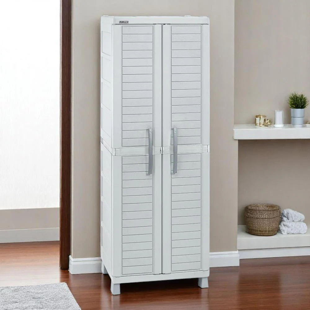 Armario Plástico Barú Rimax Para Ropa / Gris