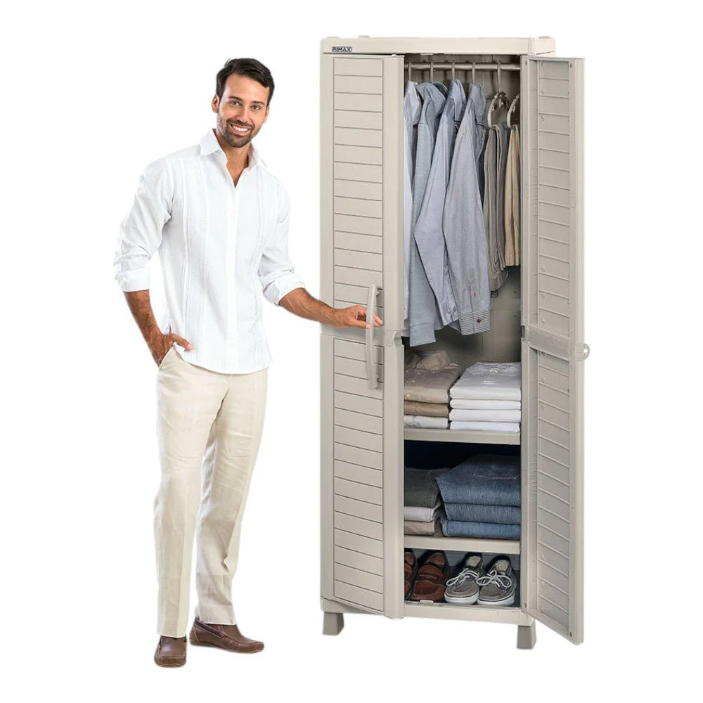 Armario Plástico Barú Rimax Para Ropa / Taupe - Image 4