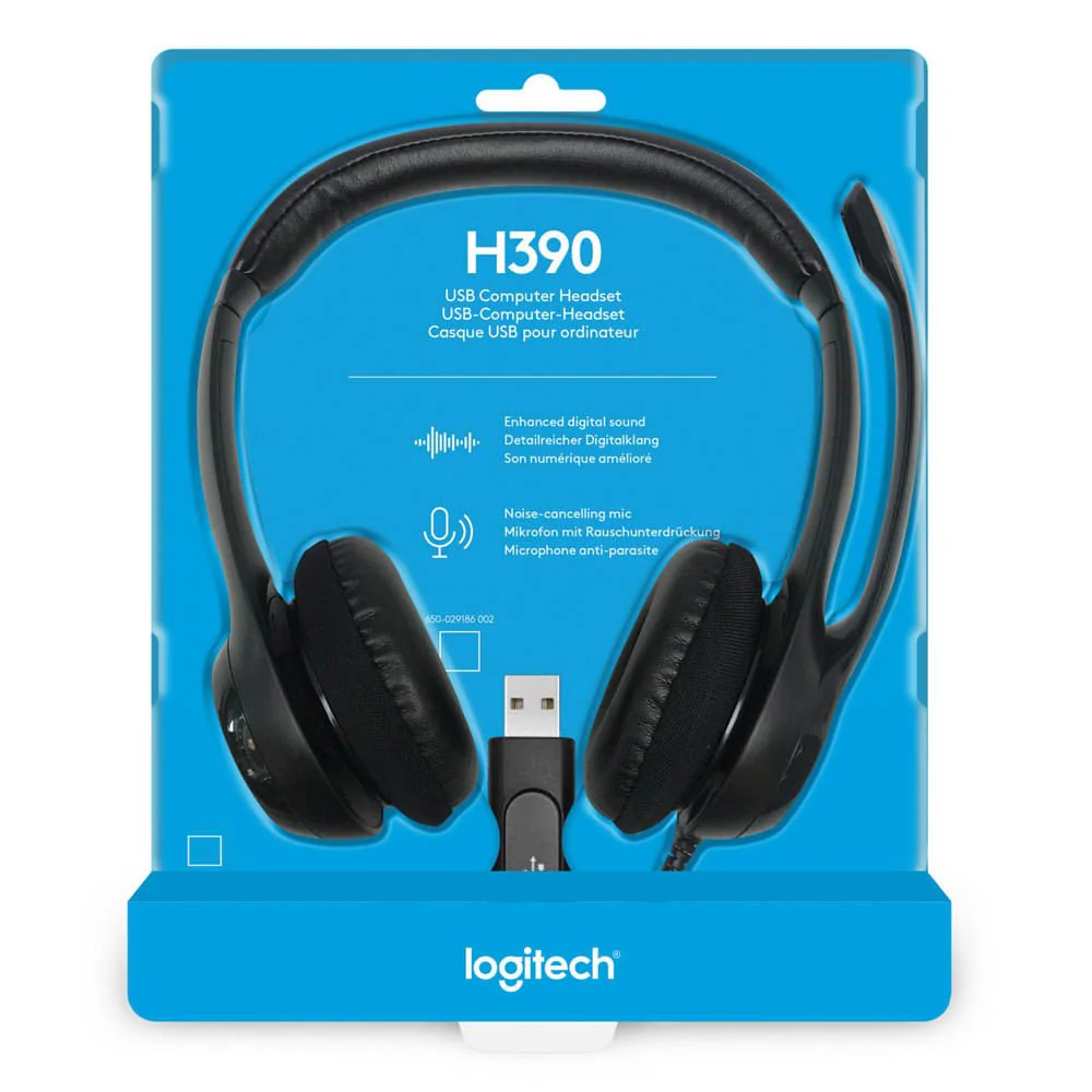 Audífonos Logitech H390 - Negro - Image 6