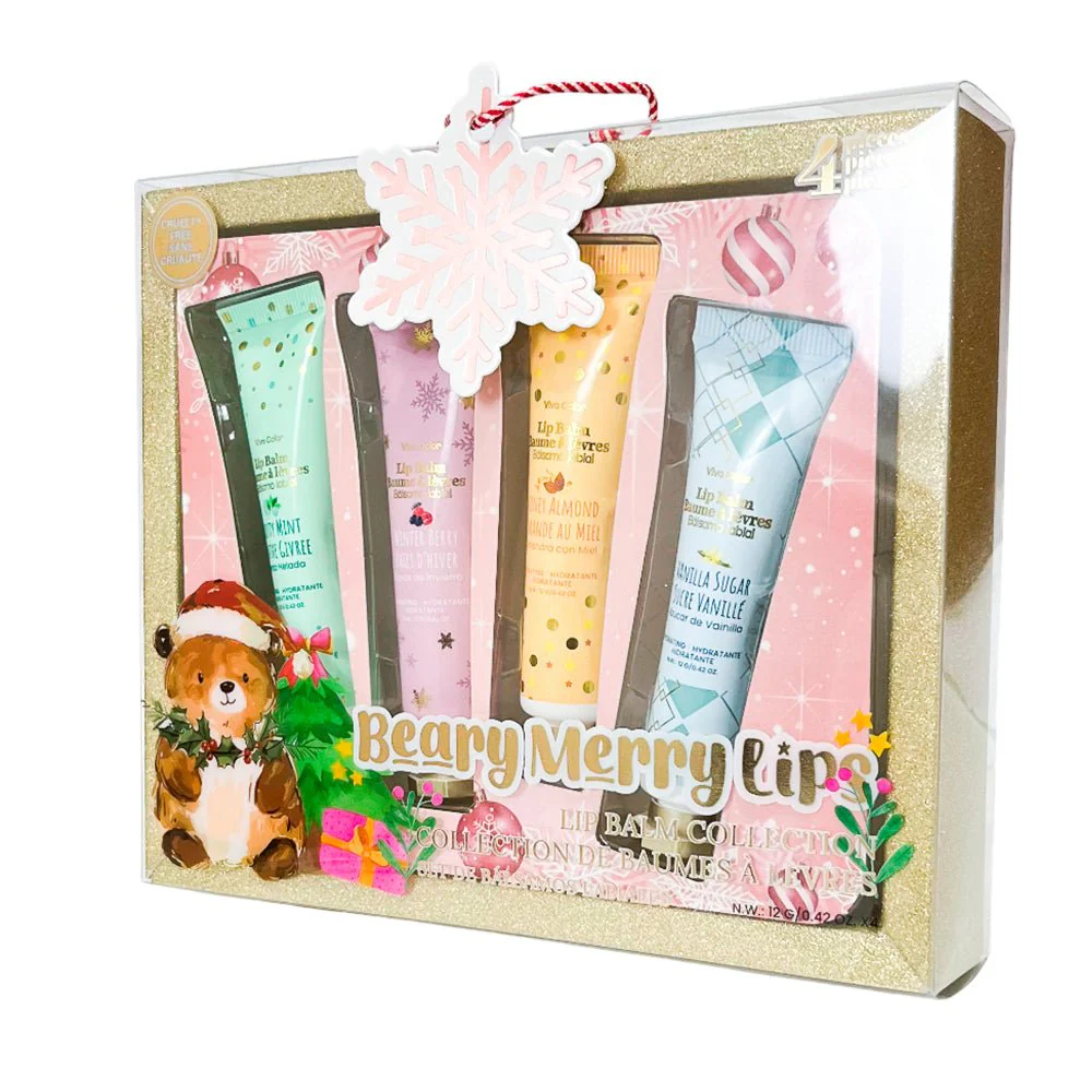 Bálsamos Labiales Viva Color Beary Merry Lips 4 Piezas - Image 2