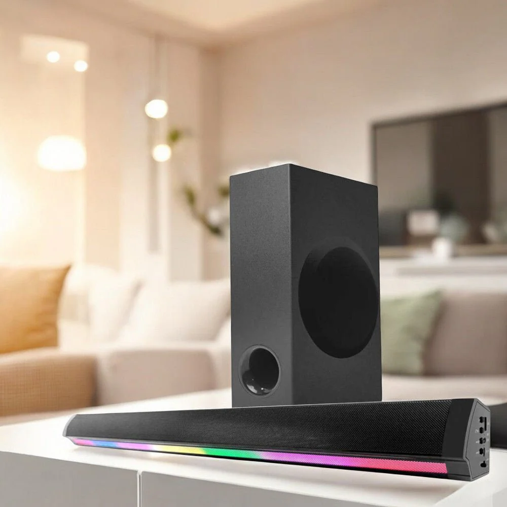 Barra de Sonido Premier USB / Bluetooth / FM / Aux / 30000W / Negro - Image 2