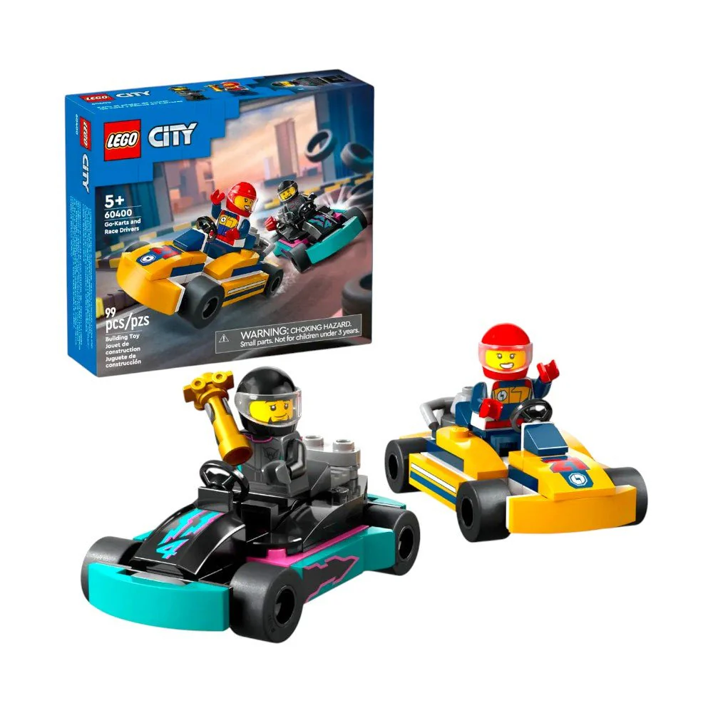 Bloques City LEGO / Go-karts y Pilotos de Carreras