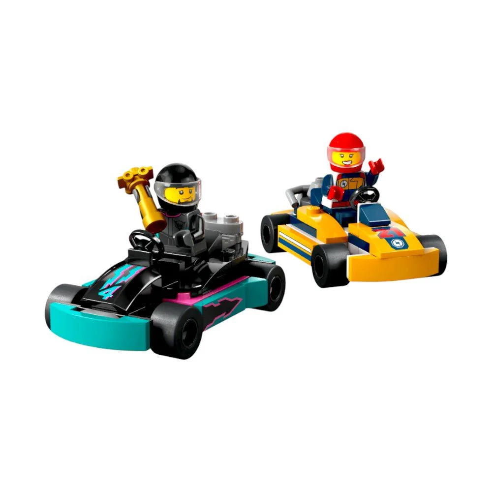 Bloques City LEGO / Go-karts y Pilotos de Carreras - Image 3