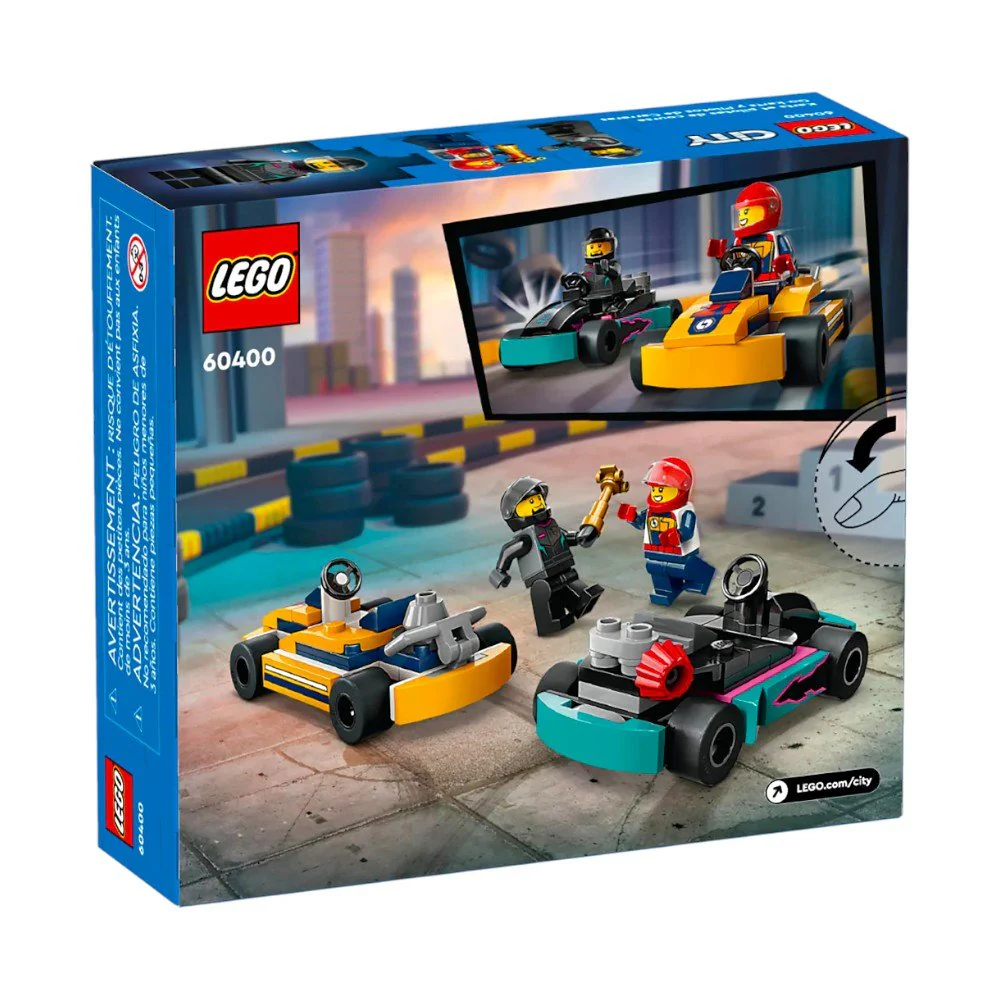Bloques City LEGO / Go-karts y Pilotos de Carreras - Image 7