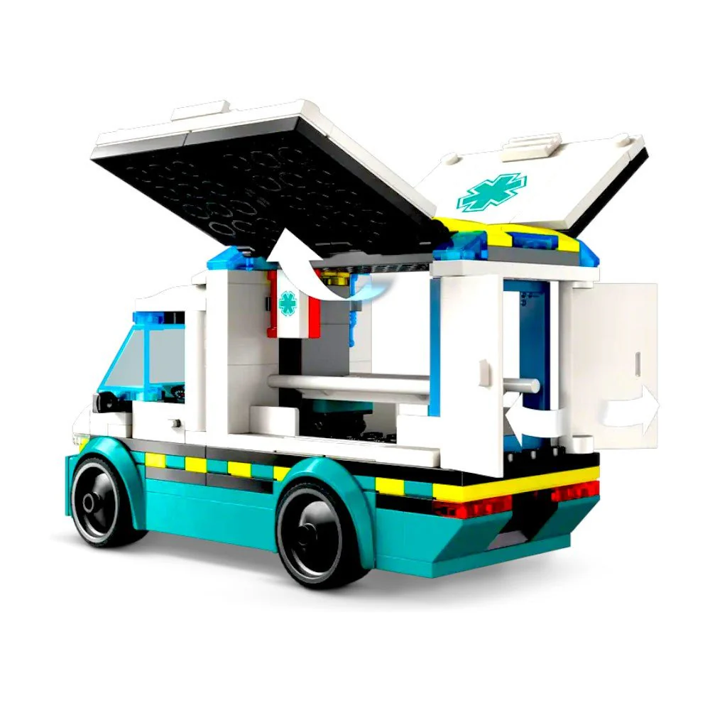 Bloques LEGO Ambulancia De Emergencia - Image 6