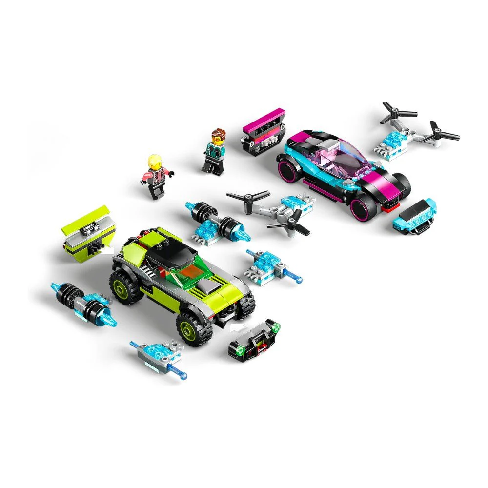 Bloques LEGO Auto de Carrera Modificado - Image 4