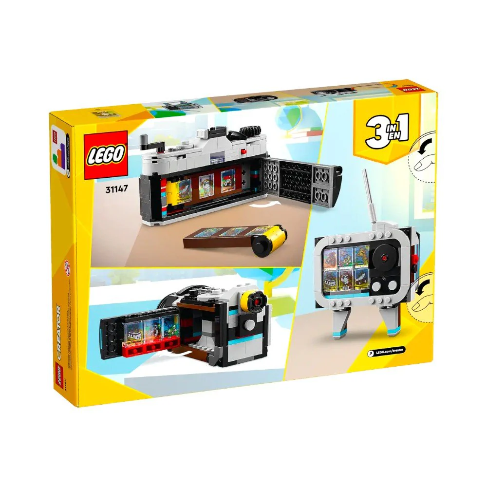 Bloques LEGO Cámara Retro 3 en 1 - Image 13