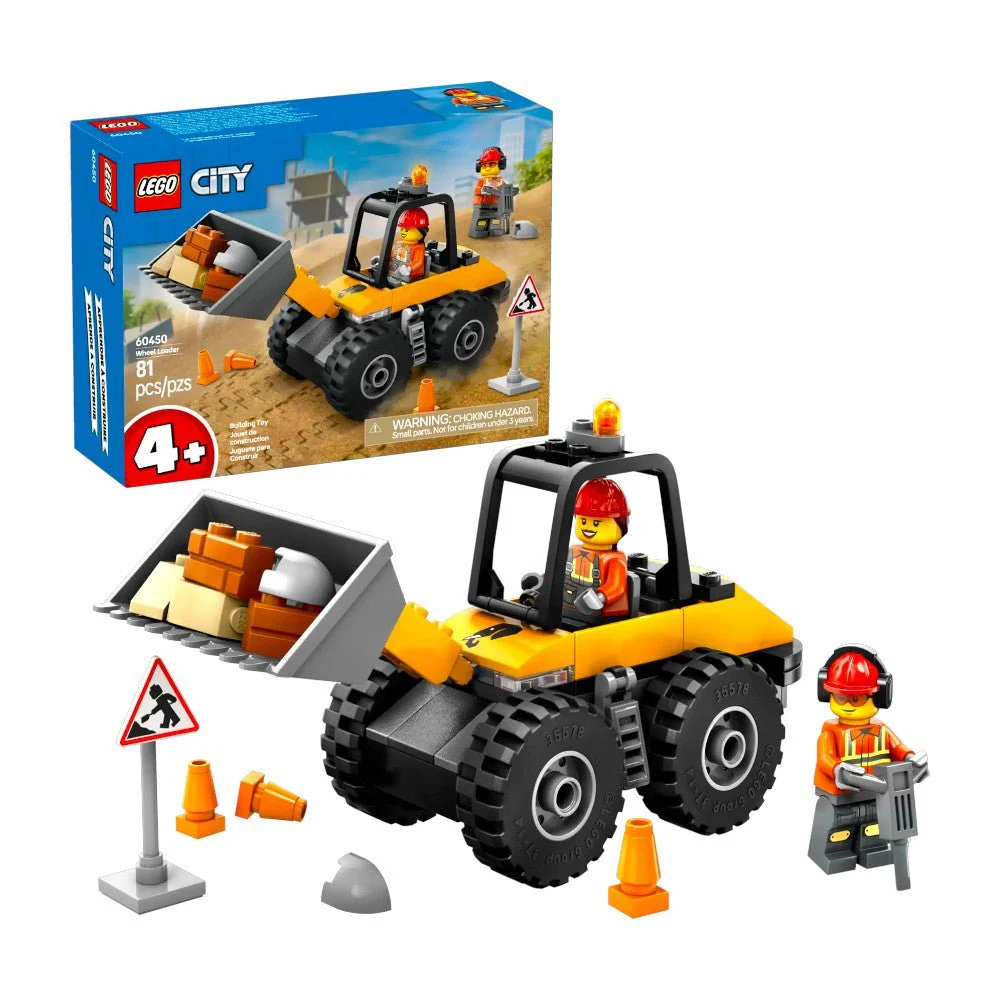 Bloques LEGO Cargadora con Ruedas Amarilla
