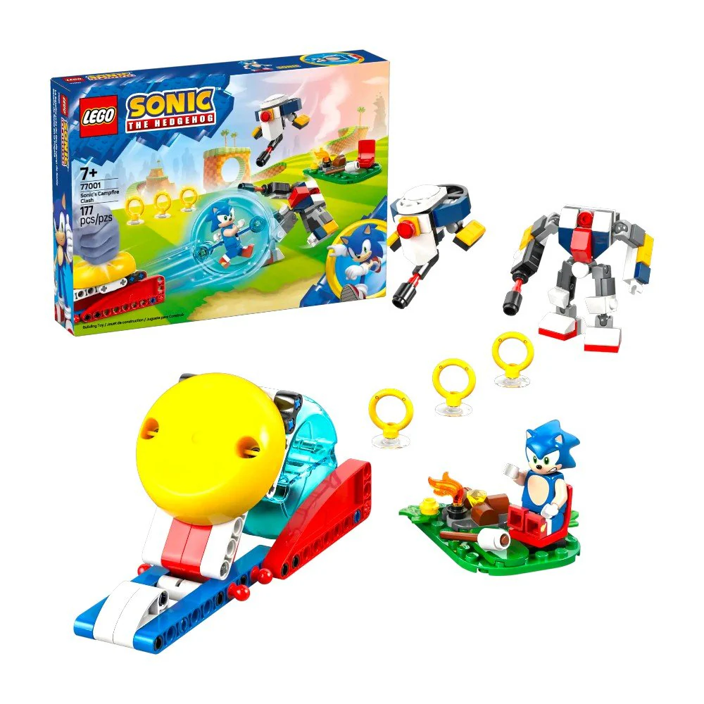 Bloques LEGO Choque En La Fogata De Sonic