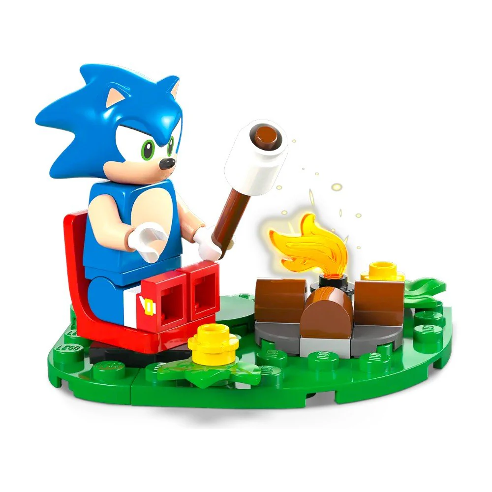 Bloques LEGO Choque En La Fogata De Sonic - Image 3