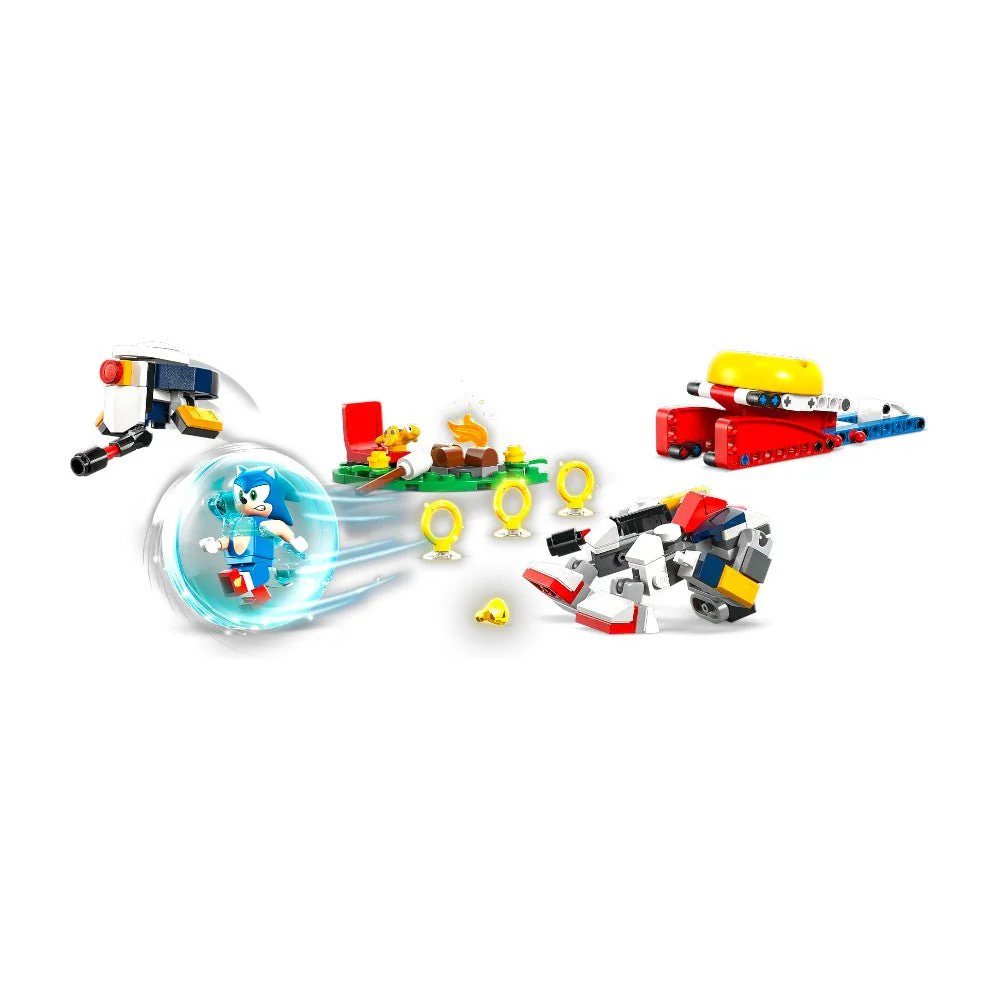 Bloques LEGO Choque En La Fogata De Sonic - Image 5