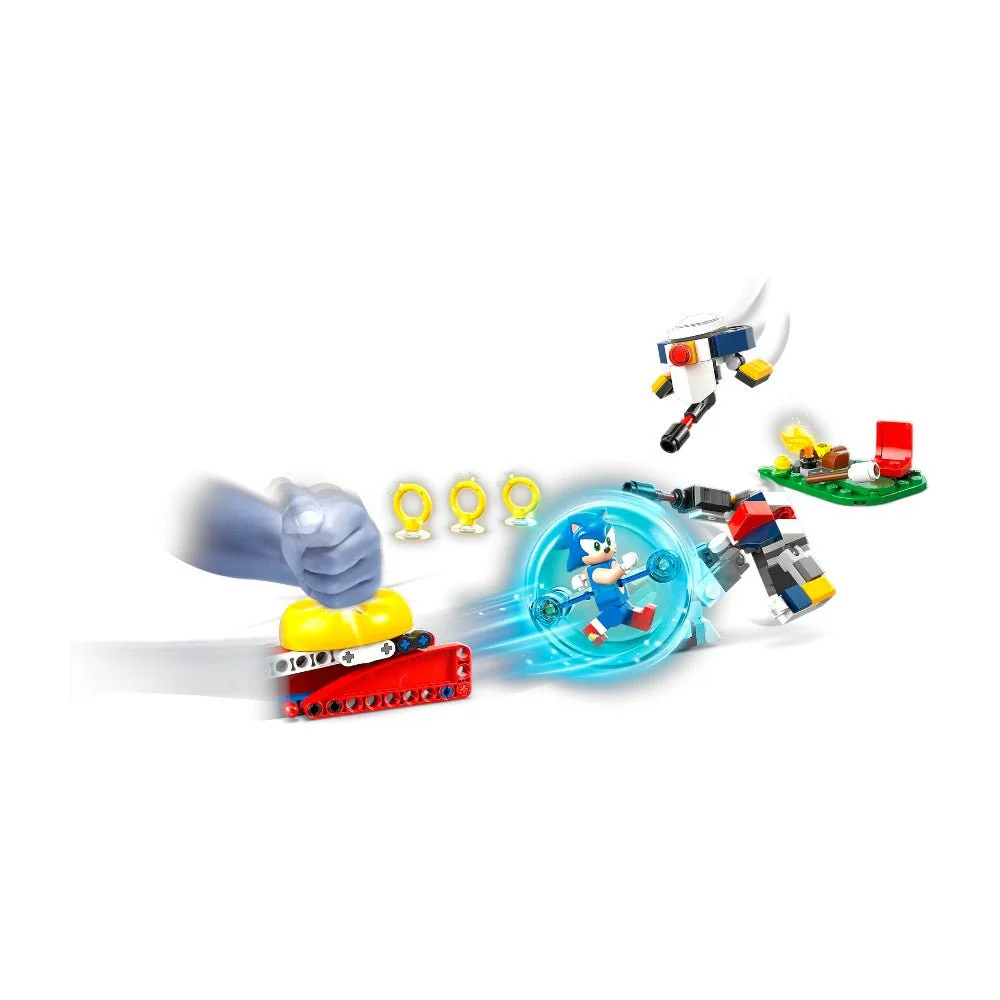 Bloques LEGO Choque En La Fogata De Sonic - Image 6