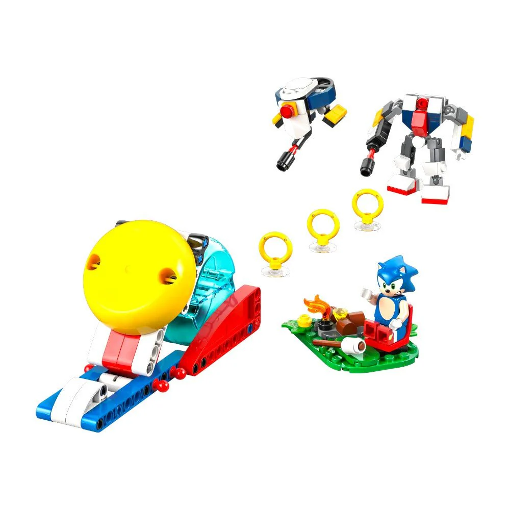 Bloques LEGO Choque En La Fogata De Sonic - Image 7
