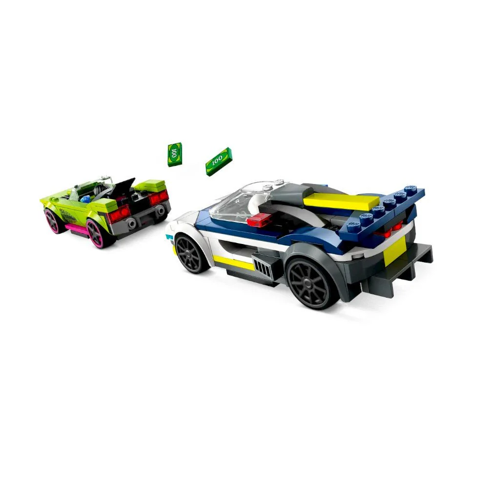 Bloques LEGO City Auto de Policía y Auto Deportivo - Image 5