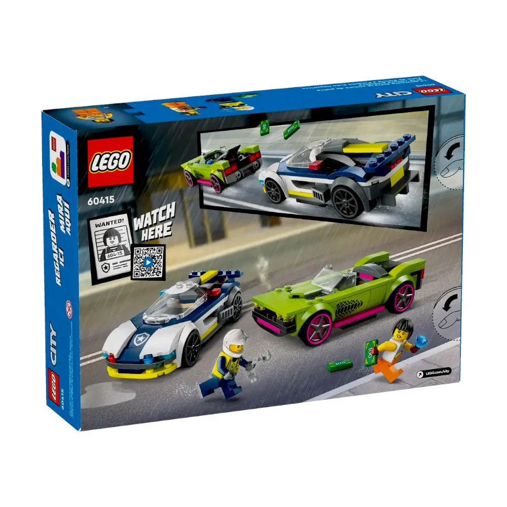 Bloques LEGO City Auto de Policía y Auto Deportivo - Image 6