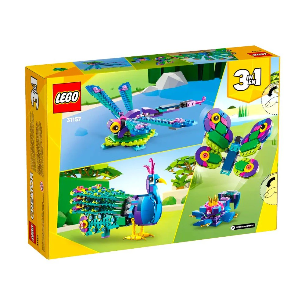 Bloques LEGO Creator Pavo Real Exótico - Image 10