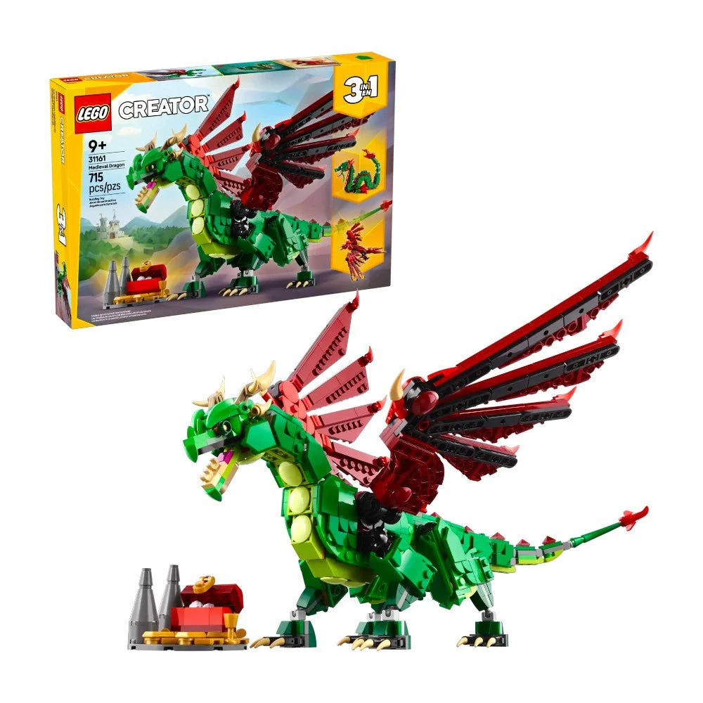 Bloques LEGO Dragón Medieval