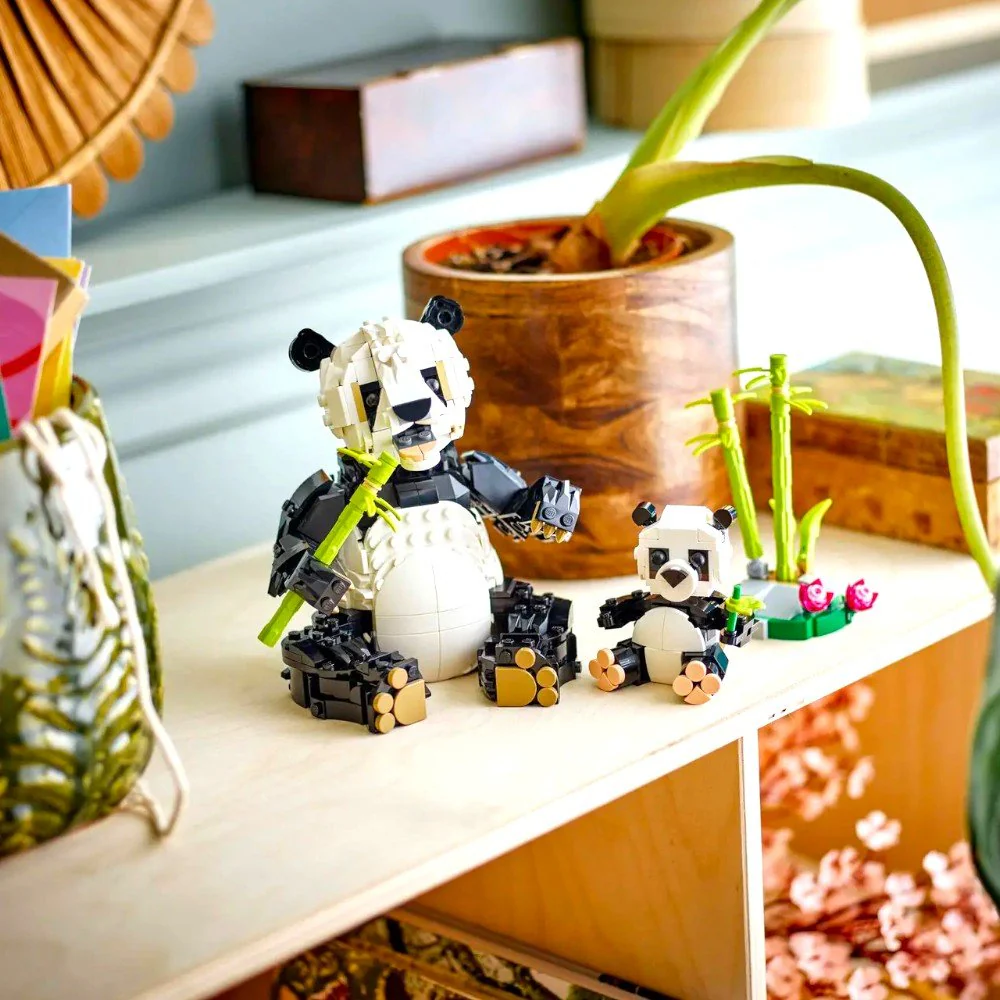 Bloques LEGO Fauna Salvaje: Familia de Pandas - Image 2