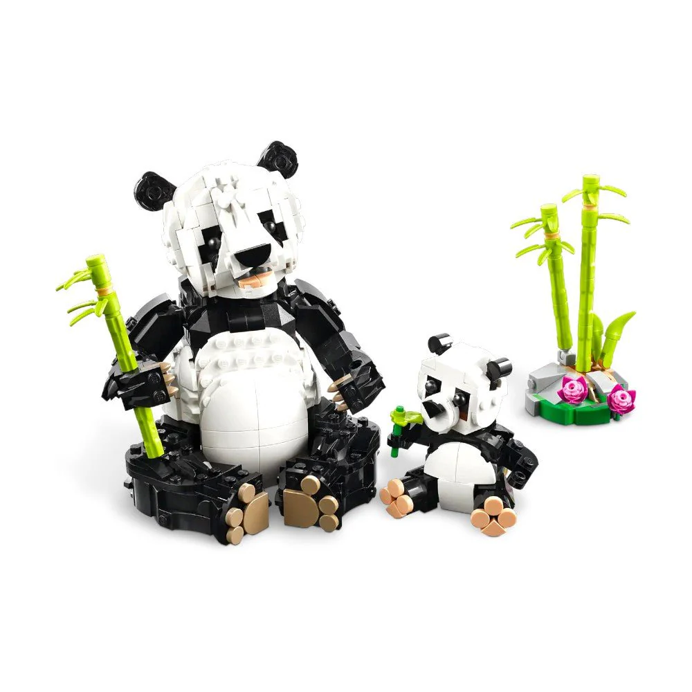 Bloques LEGO Fauna Salvaje: Familia de Pandas - Image 3