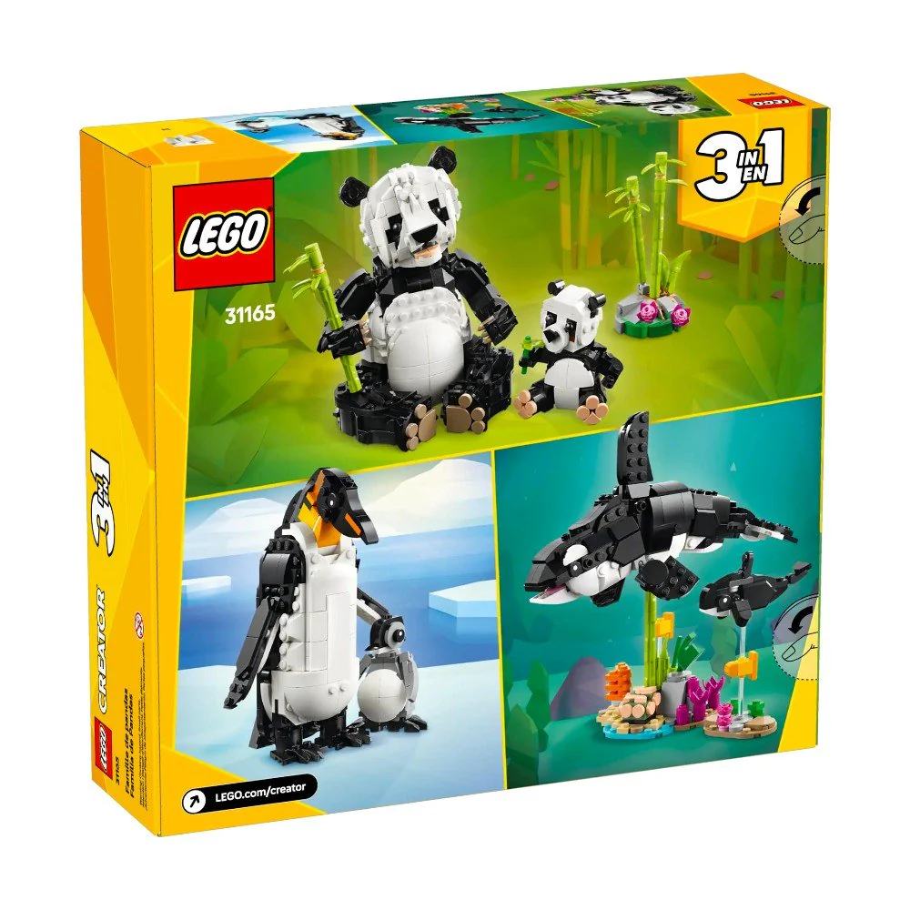 Bloques LEGO Fauna Salvaje: Familia de Pandas - Image 9