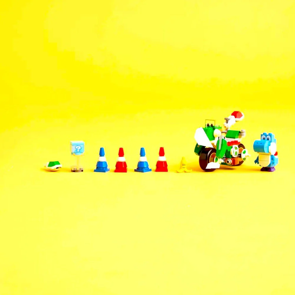 Bloques LEGO Mario Kart: Moto Yoshi - Image 2