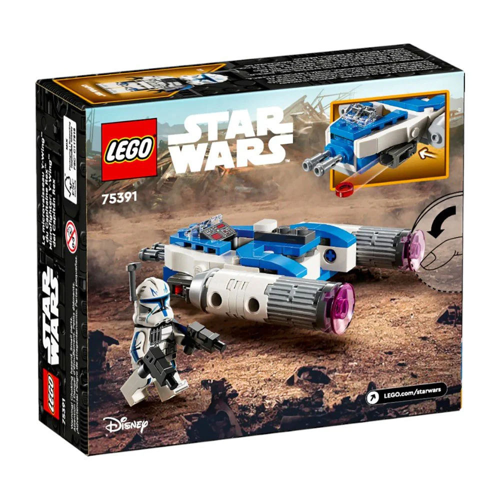 Bloques LEGO Microfighter: Y-Wing™ del Capitán Rex