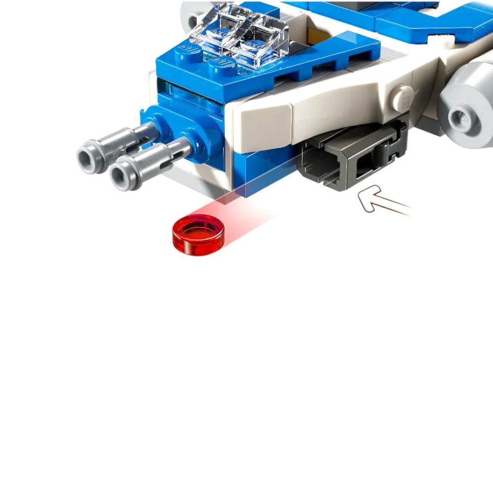 Bloques LEGO Microfighter: Y-Wing™ del Capitán Rex - Image 6