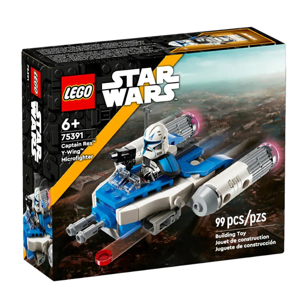 Bloques LEGO Microfighter: Y-Wing™ del Capitán Rex - Image 7