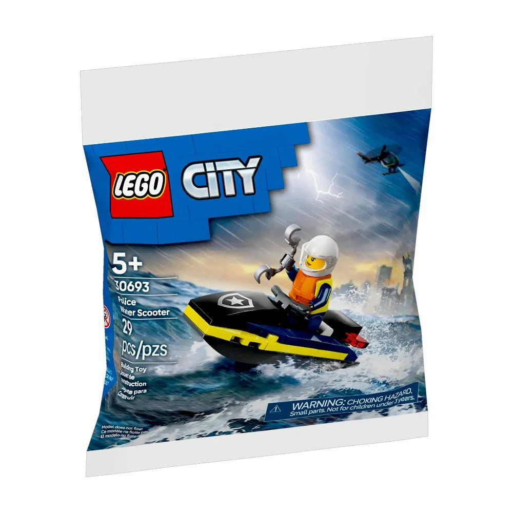Bloques LEGO Moto de Agua de Policía
