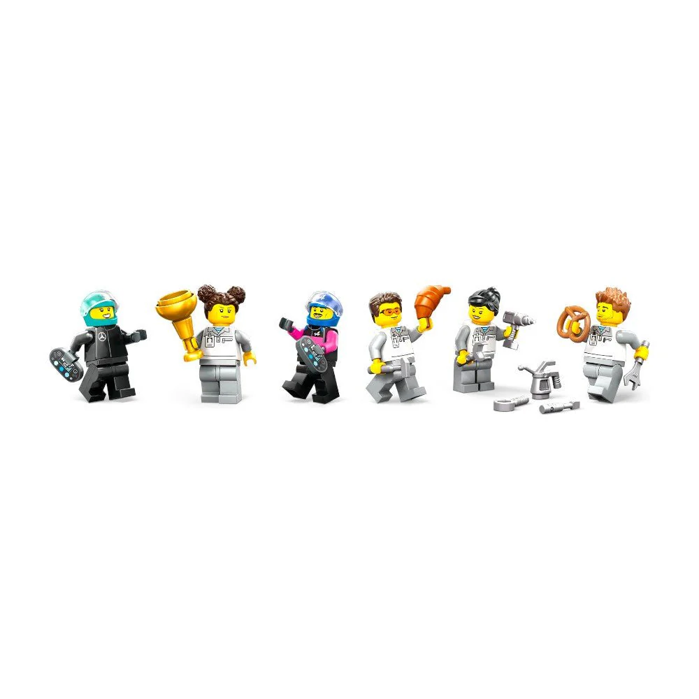 Bloques LEGO Taller de F1® con Autos Mercedes-AMG y Alpine - Image 7
