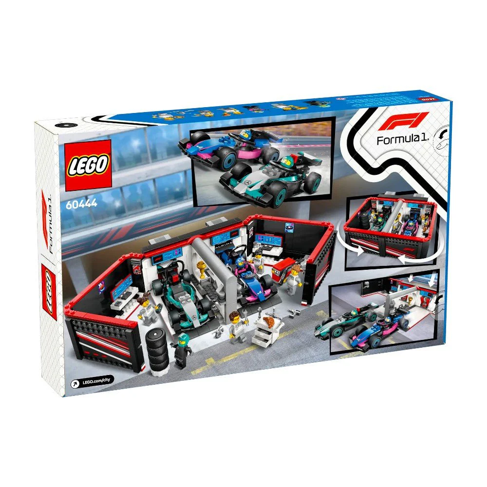 Bloques LEGO Taller de F1® con Autos Mercedes-AMG y Alpine - Image 9