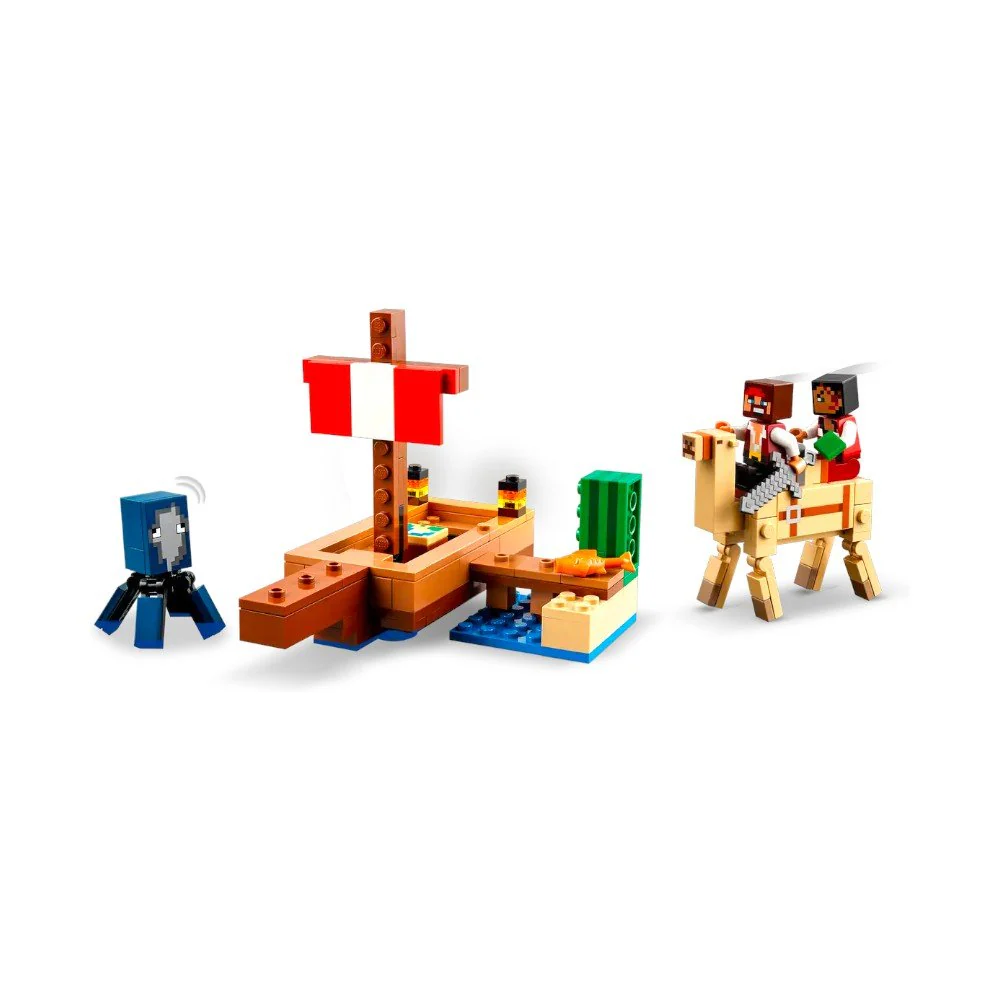 Bloques Minecraft LEGO / El Viaje en el Barco Pirata - Image 4