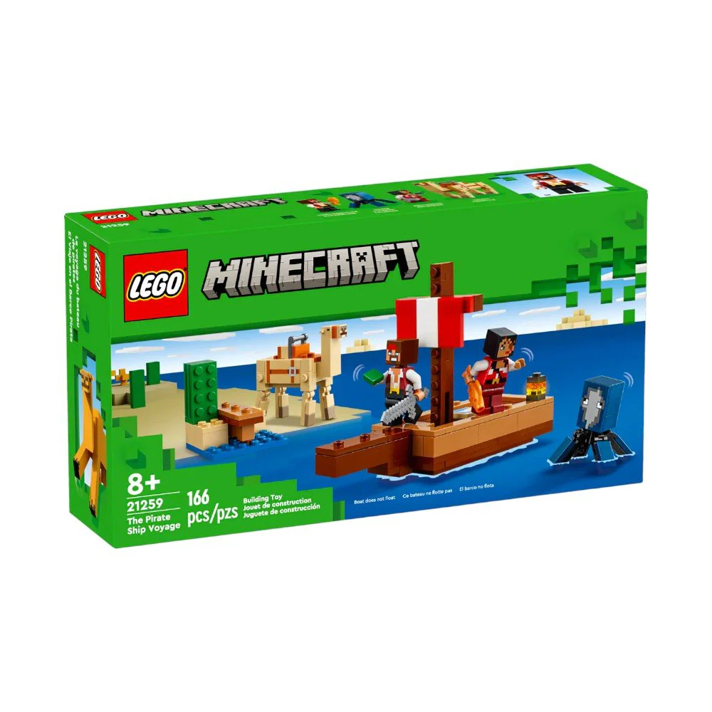Bloques Minecraft LEGO / El Viaje en el Barco Pirata - Image 5