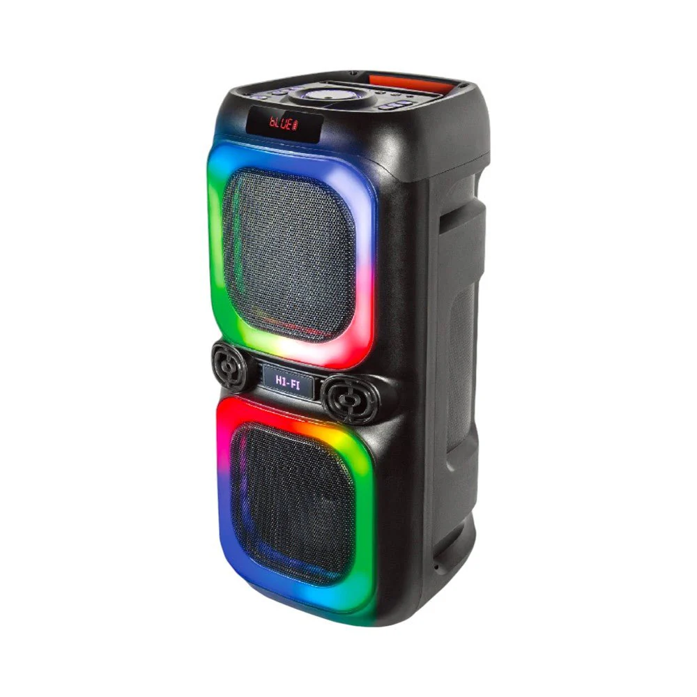 Bocina Portátil Sankey 8"x2 / 40W / Bluetooth / Karaoke / FM - Image 2