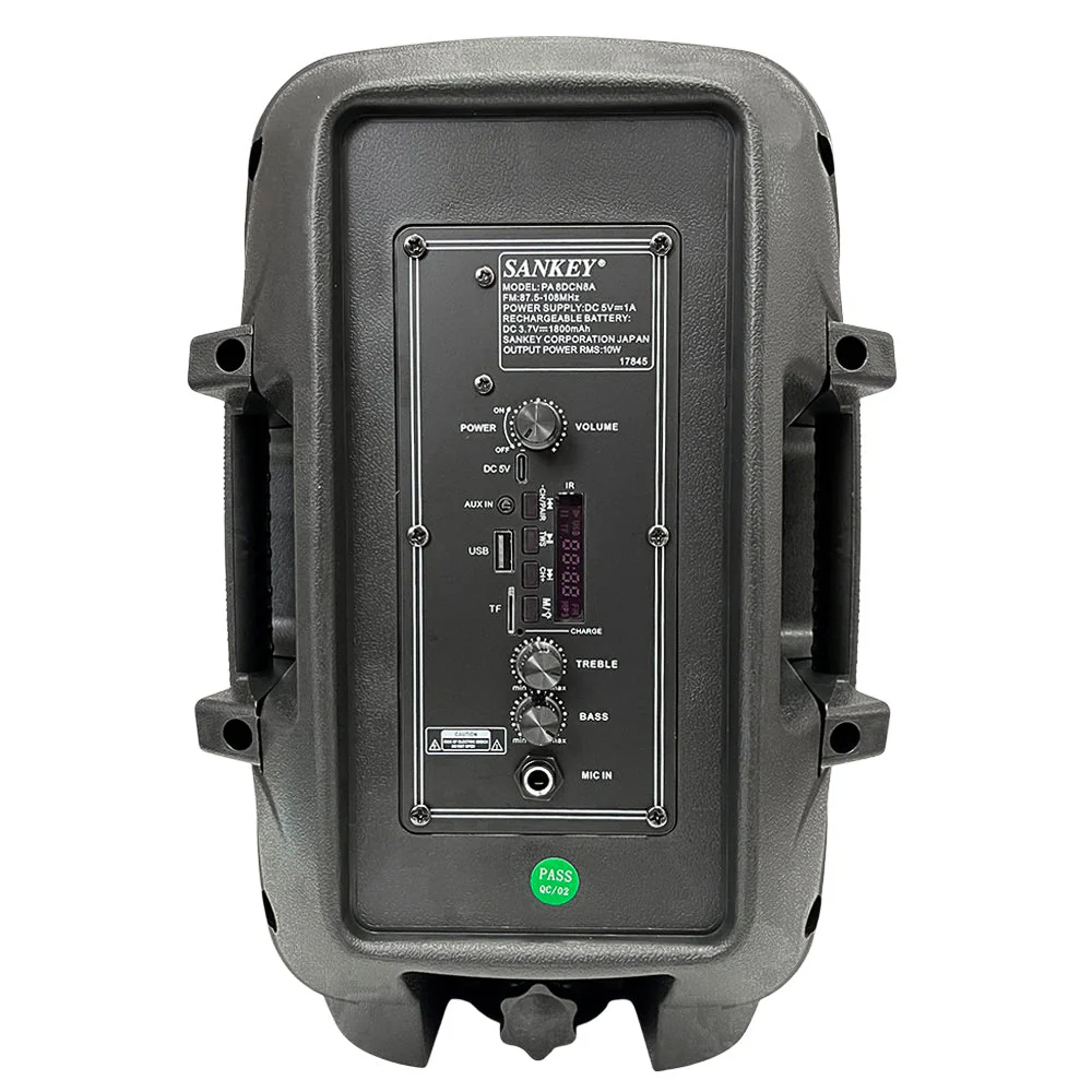Bocina Portátil Sankey de 8" / Bluetooth / 10W - Image 4