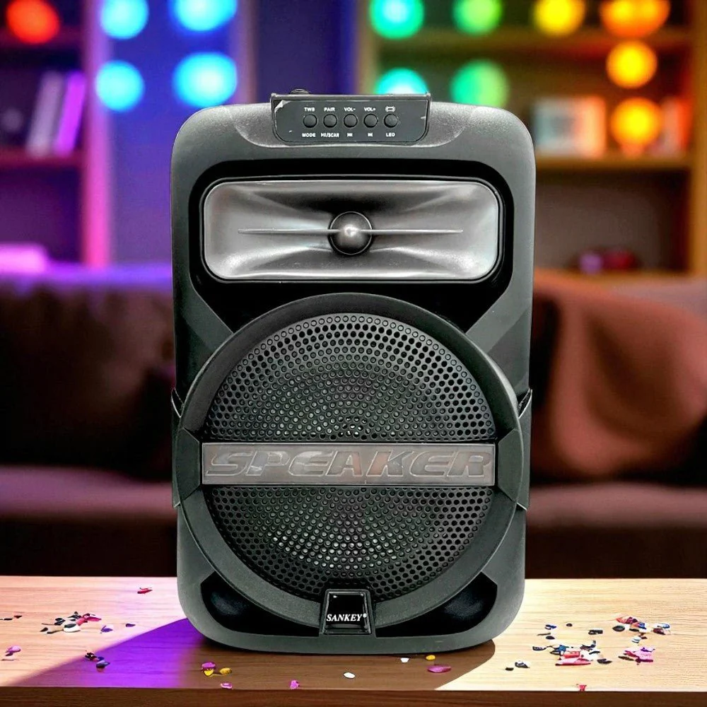 Bocina Portátil 8" Sankey / Bluetooth / FM / 8W
