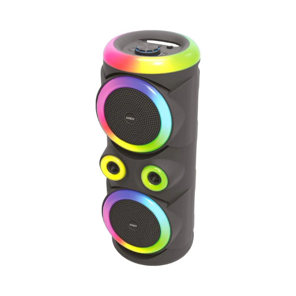 Bocina Portátil Sankey de 8"x2 / 24 W / Bluetooth / TWS - Image 2
