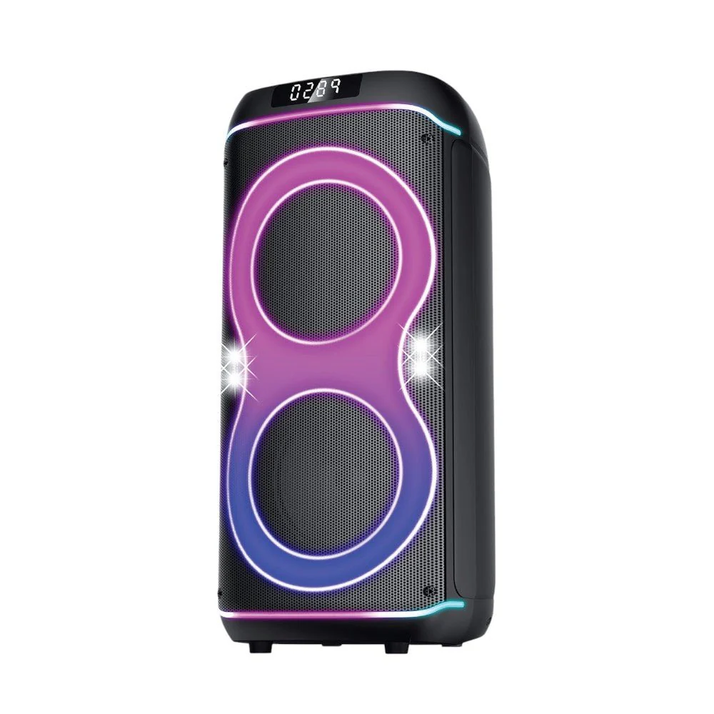 Bocina Portátil Sankey PA-8DCN46L 8” / Bluetooth / Luces LED / Karaoke / TWS / Micrófono Incluido - Image 2