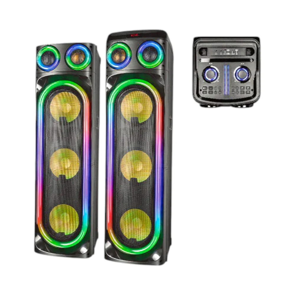 Bocina Sankey 10"x6 / Luz LED / 200W / Karaoke - Image 2
