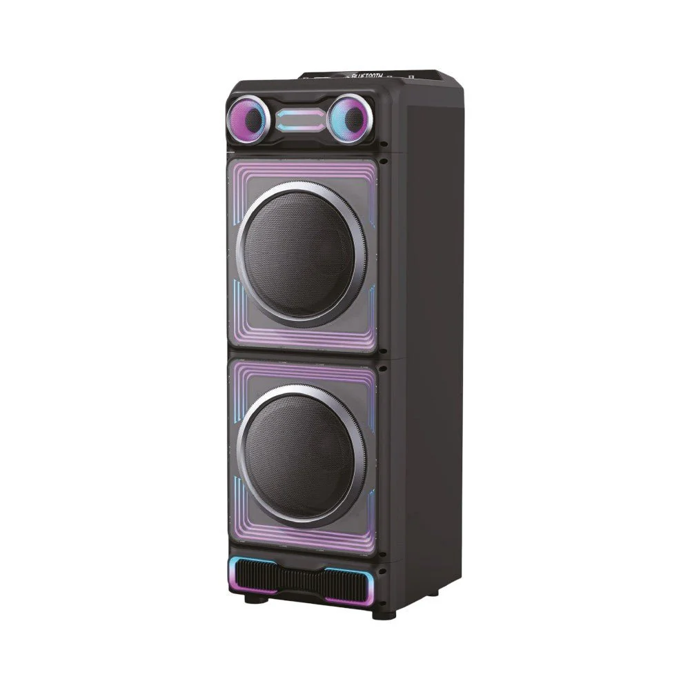 Bocina Sankey 12"x2 / TWS / Bluetooth / LED / 100W