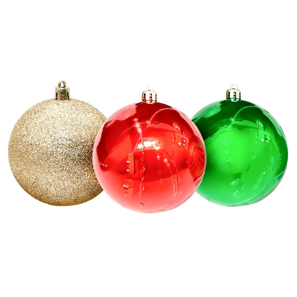 Bola Navideña 10 pza Decoradas / Multicolor / 7 cm / Maranelo Christmas